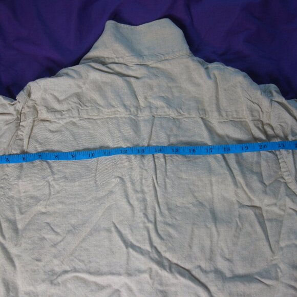 Ecole de Pensee Size 50 Button Down Made in Portugal Short Sleeve Shirt - Picture 12 of 13